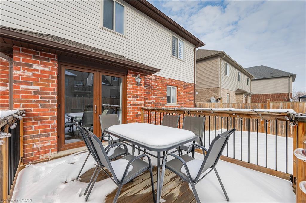 854 Springbank Avenue N, Woodstock, ON - Outdoor With Deck Patio Veranda With Exterior