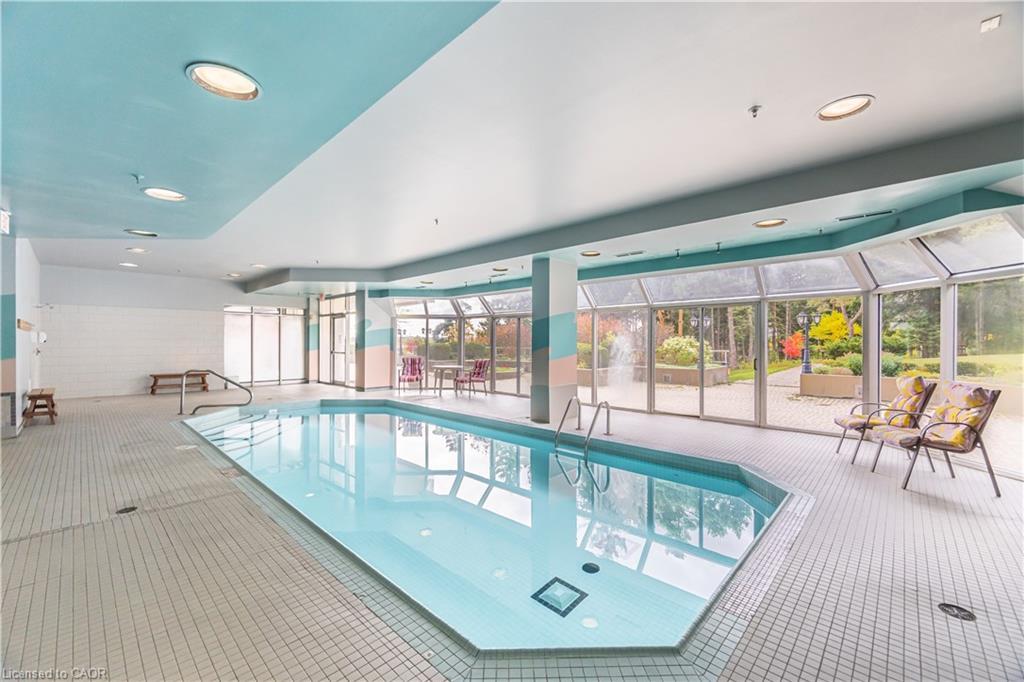1602-190 Hespeler Road, Cambridge, ON - Indoor Photo Showing Other Room With In Ground Pool