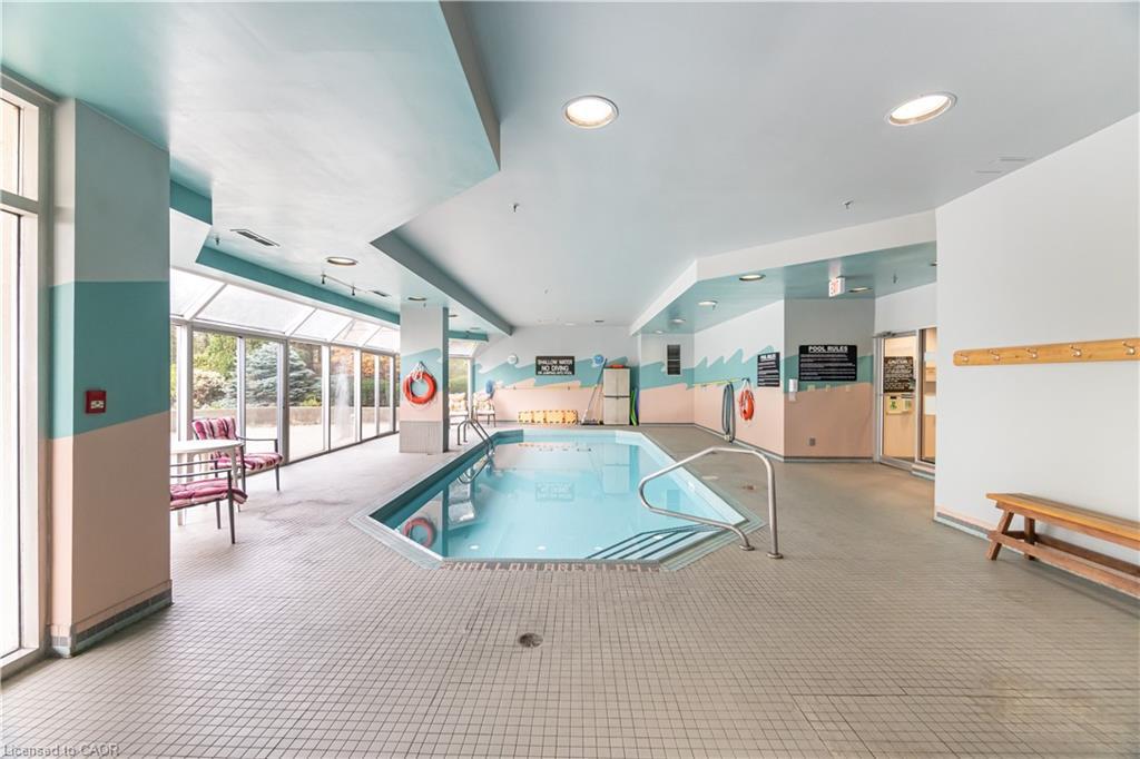 1602-190 Hespeler Road, Cambridge, ON - Indoor Photo Showing Other Room With In Ground Pool