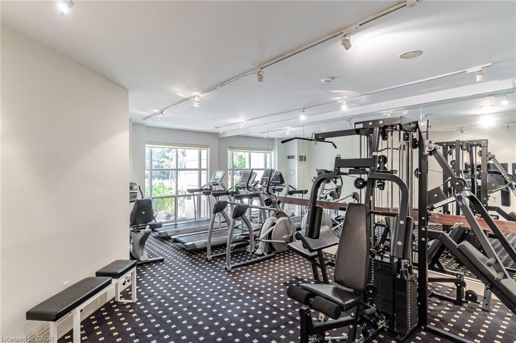 Ph07-3085 Bloor Street W, Etobicoke, ON - Indoor Photo Showing Gym Room