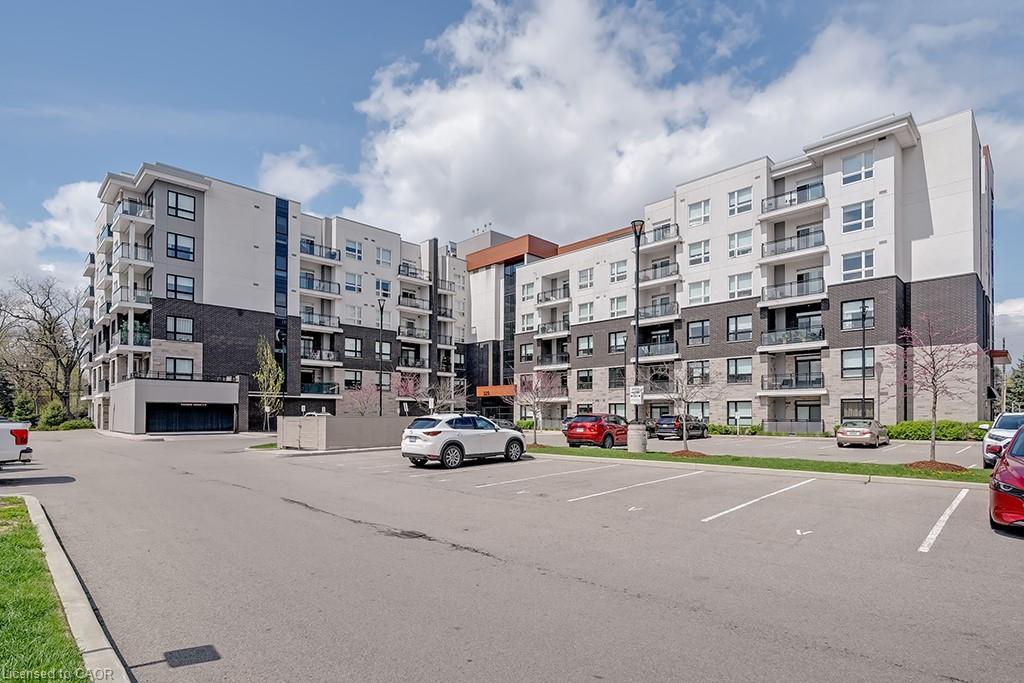502-320 Plains Road E, Burlington, ON - Outdoor With Balcony With Facade