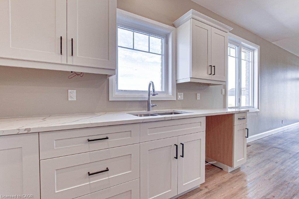 383 Argyle Avenue, Delhi, ON - Indoor Photo Showing Kitchen With Double Sink