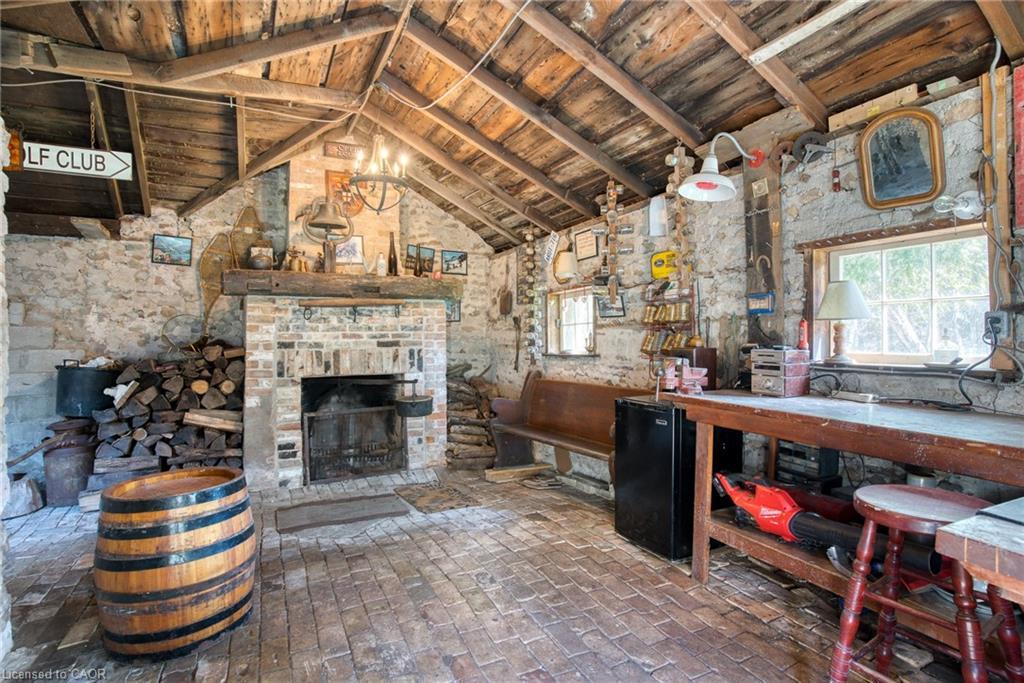 17 The Kirksway, Kitchener, ON - Indoor With Fireplace