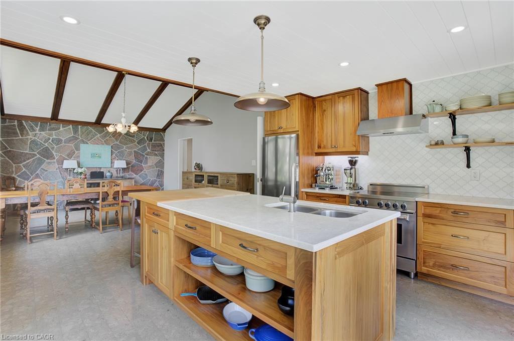 17 The Kirksway, Kitchener, ON - Indoor Photo Showing Kitchen With Double Sink