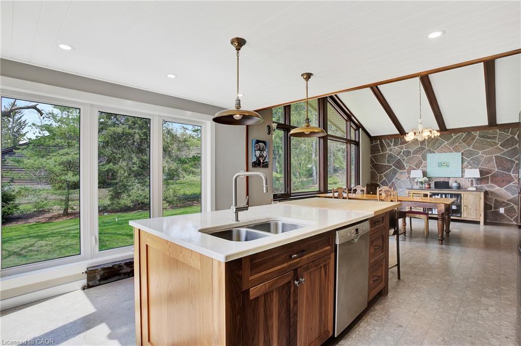 17 The Kirksway, Kitchener, ON - Indoor Photo Showing Kitchen With Double Sink