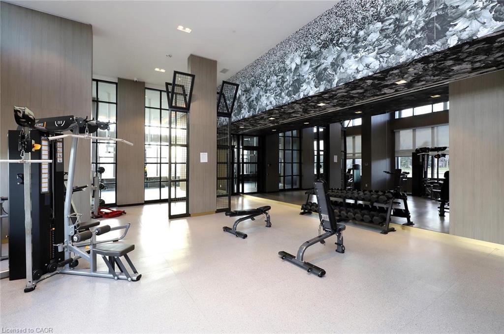 Ph02-405 Dundas Street W, Oakville, ON - Indoor Photo Showing Gym Room