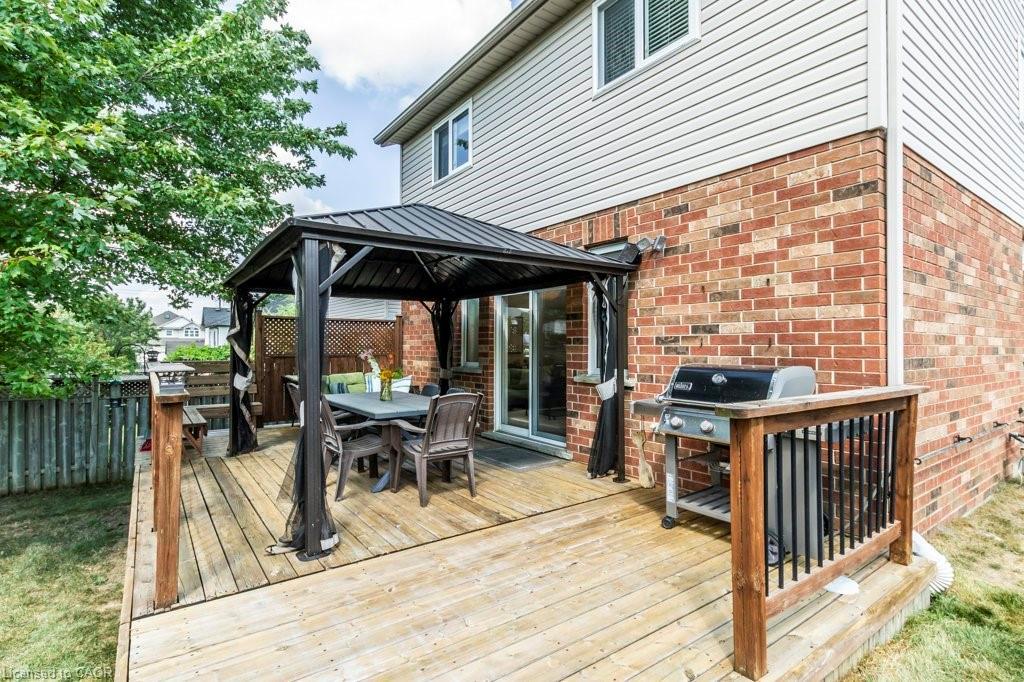 19 Apple Ridge Drive, Kitchener, ON - Outdoor With Deck Patio Veranda With Exterior