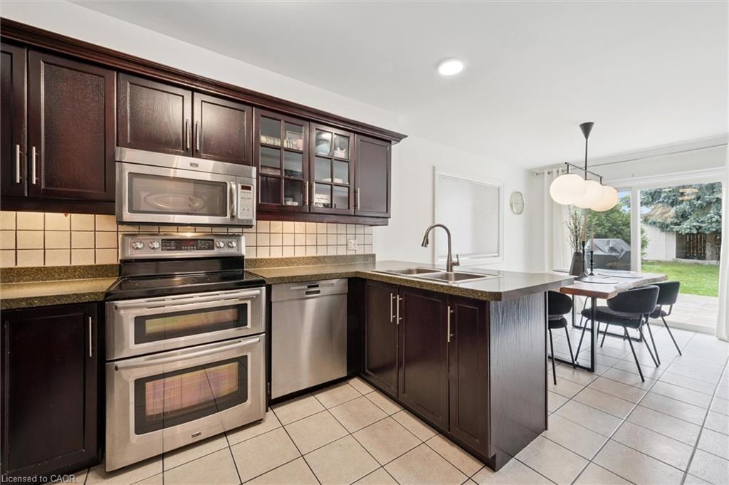 140 Veronica Drive, Kitchener, ON - Indoor Photo Showing Kitchen With Double Sink