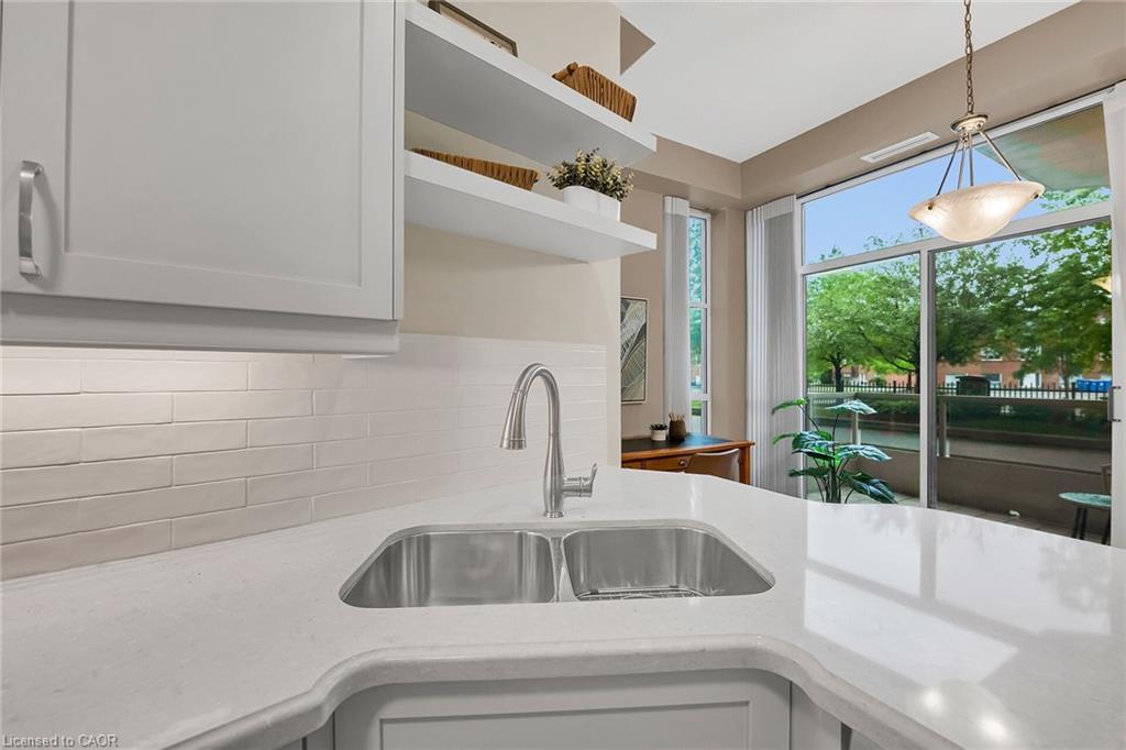 105-1770 Main Street W, Hamilton, ON - Indoor Photo Showing Kitchen With Double Sink