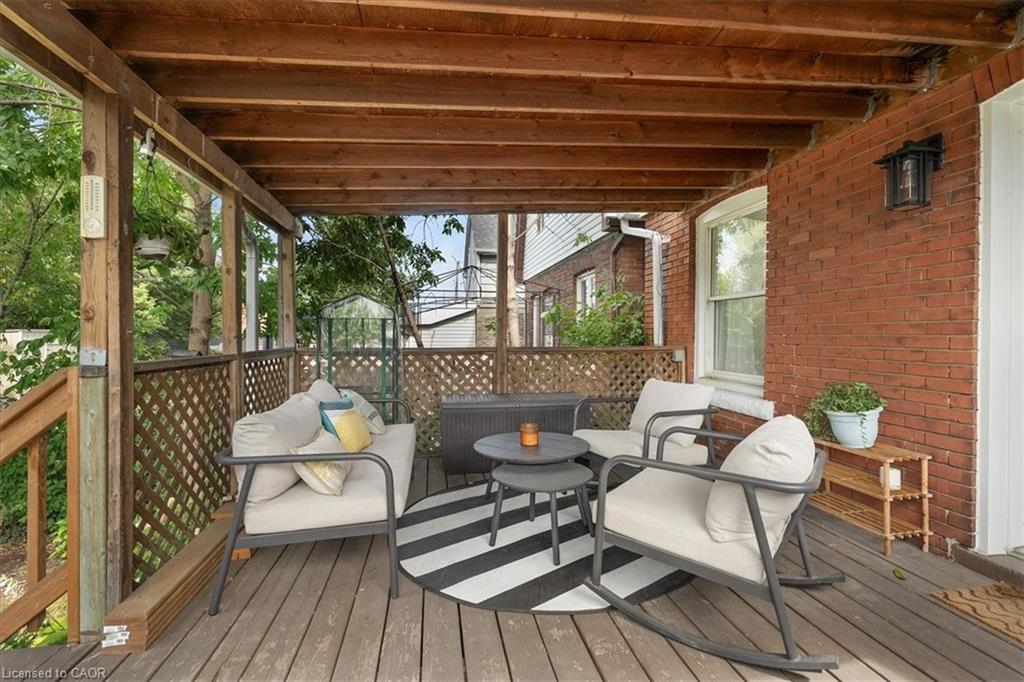 133 Frederick Avenue, Hamilton, ON - Outdoor With Deck Patio Veranda With Exterior