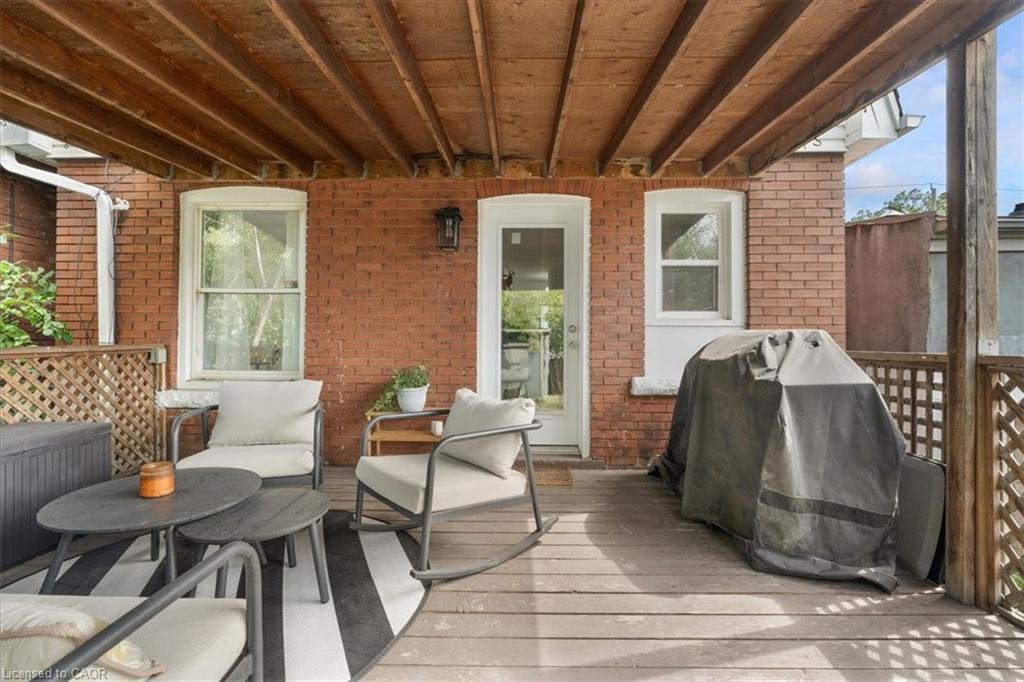 133 Frederick Avenue, Hamilton, ON - Outdoor With Deck Patio Veranda With Exterior