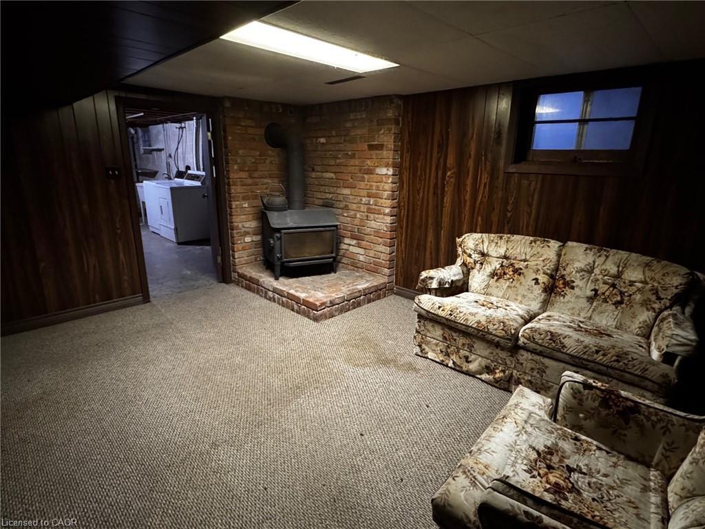 2543 Highway No 6, Mount Hope, ON - Indoor With Fireplace