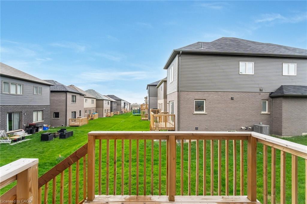 32 George Brier Drive W, Paris, ON - Outdoor With Deck Patio Veranda With Backyard With Exterior