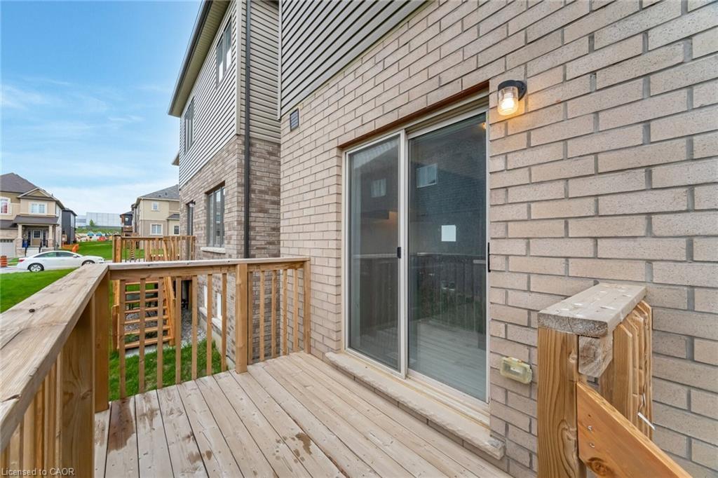 32 George Brier Drive W, Paris, ON - Outdoor With Deck Patio Veranda With Exterior