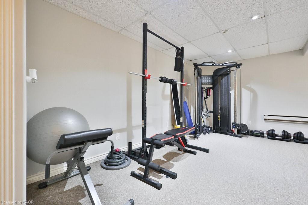 23-5017 Pinedale Avenue, Burlington, ON - Indoor Photo Showing Gym Room