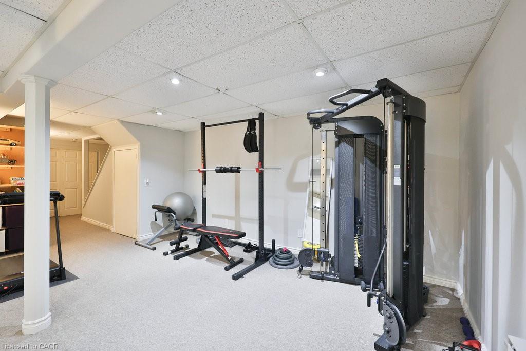 23-5017 Pinedale Avenue, Burlington, ON - Indoor Photo Showing Gym Room
