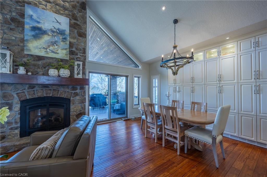 15 Silver Shadow Way, Port Dover, ON - Indoor With Fireplace