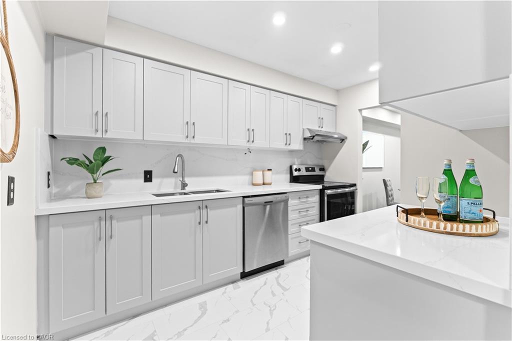26 Woolwich Street, Kitchener, ON - Indoor Photo Showing Kitchen With Double Sink