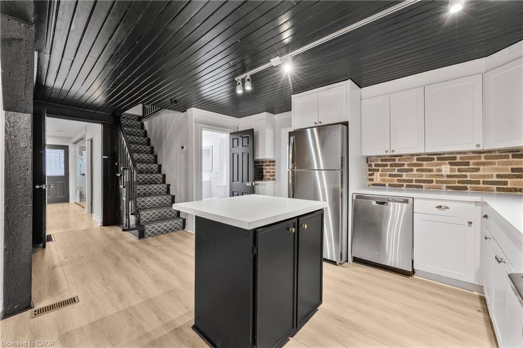 2 Griffin Street, Waterdown, ON - Indoor Photo Showing Kitchen With Double Sink