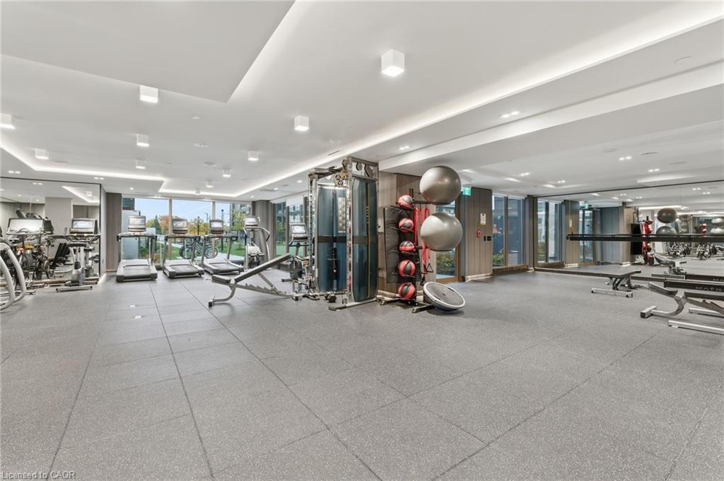 840-2343 Khalsa Gate, Oakville, ON - Indoor Photo Showing Gym Room