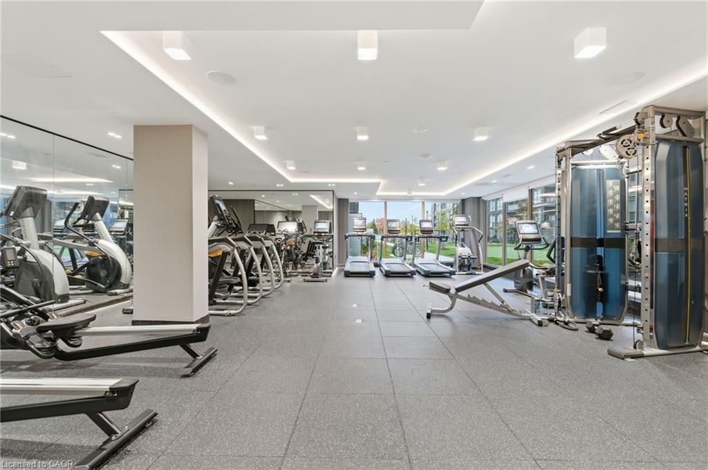 840-2343 Khalsa Gate, Oakville, ON - Indoor Photo Showing Gym Room