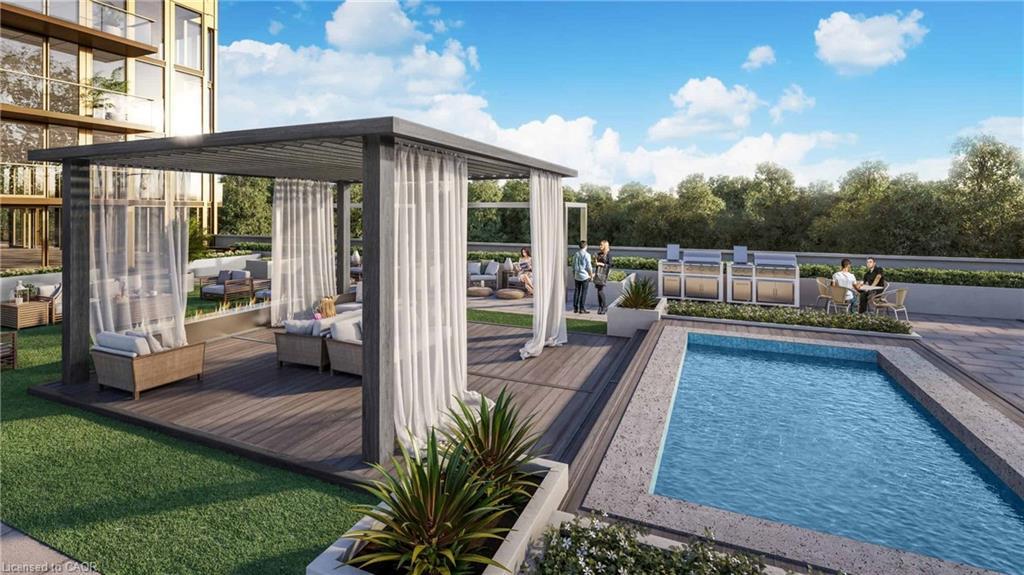 840-2343 Khalsa Gate, Oakville, ON - Outdoor With In Ground Pool