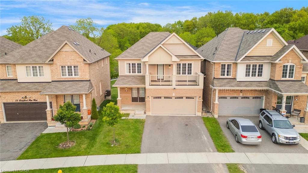 55 Longboat Run W, Brantford, ON - Outdoor With Facade