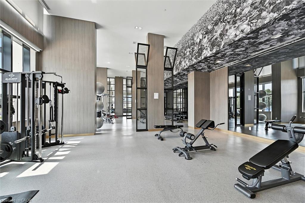 Ph06-405 Dundas Street W, Oakville, ON - Indoor Photo Showing Gym Room