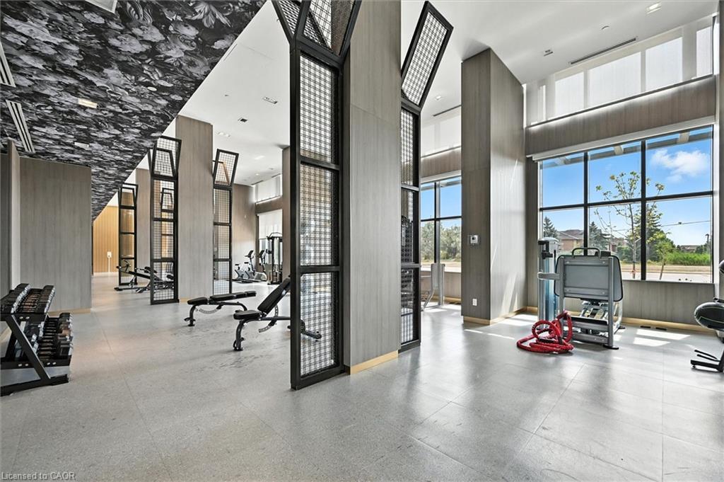 Ph06-405 Dundas Street W, Oakville, ON - Indoor Photo Showing Gym Room