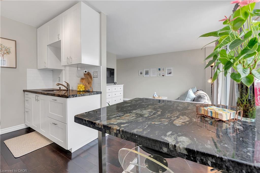 806-141 Catharine Street S, Hamilton, ON - Indoor Photo Showing Kitchen