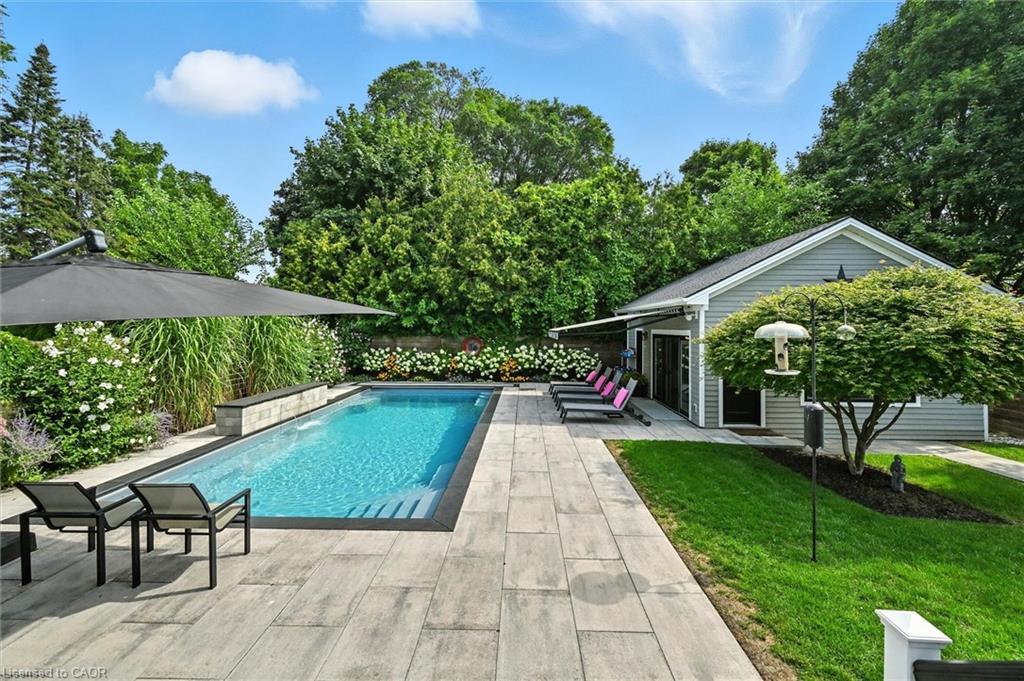 735 George Street, Burlington, ON - Outdoor With In Ground Pool