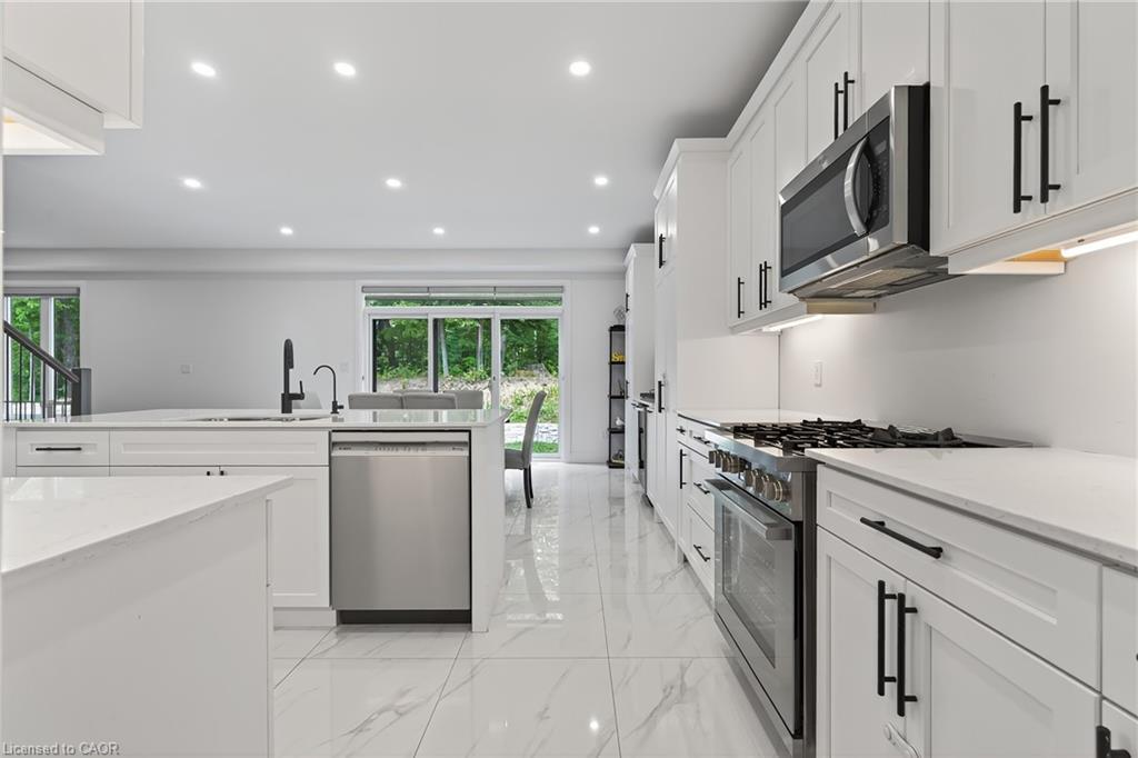 209 Jeffrey Place, Kitchener, ON - Indoor Photo Showing Kitchen With Upgraded Kitchen