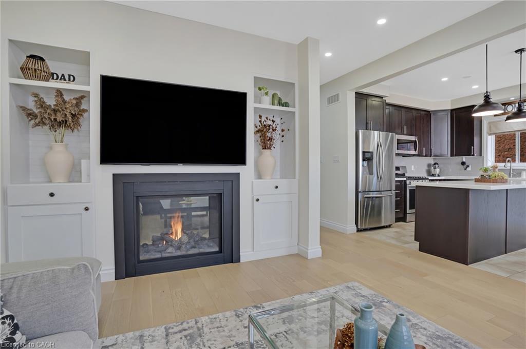 46 Stillwater Street, Kitchener, ON - Indoor With Fireplace