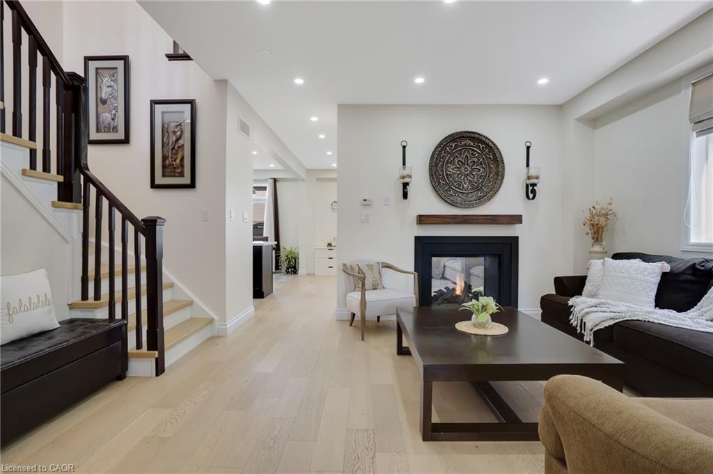 46 Stillwater Street, Kitchener, ON - Indoor With Fireplace
