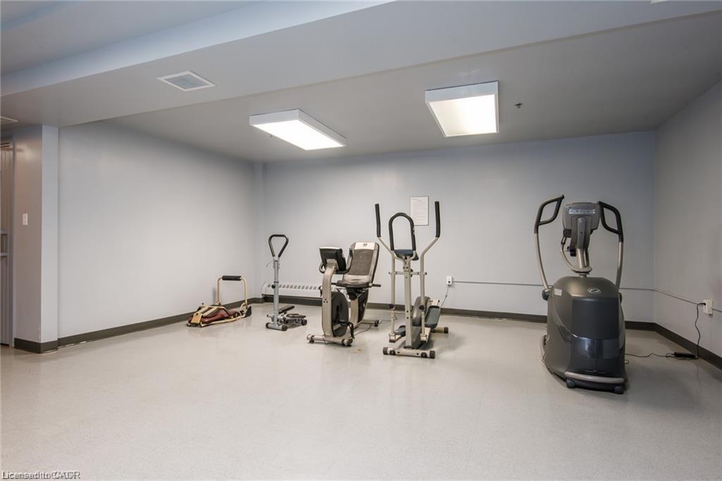 715-1100 Courtland Avenue E, Kitchener, ON - Indoor Photo Showing Gym Room