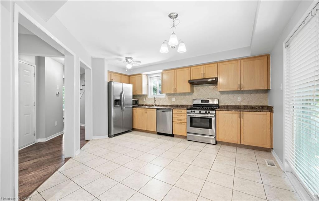 48 Powell Drive, Binbrook, ON - Indoor Photo Showing Kitchen With Stainless Steel Kitchen