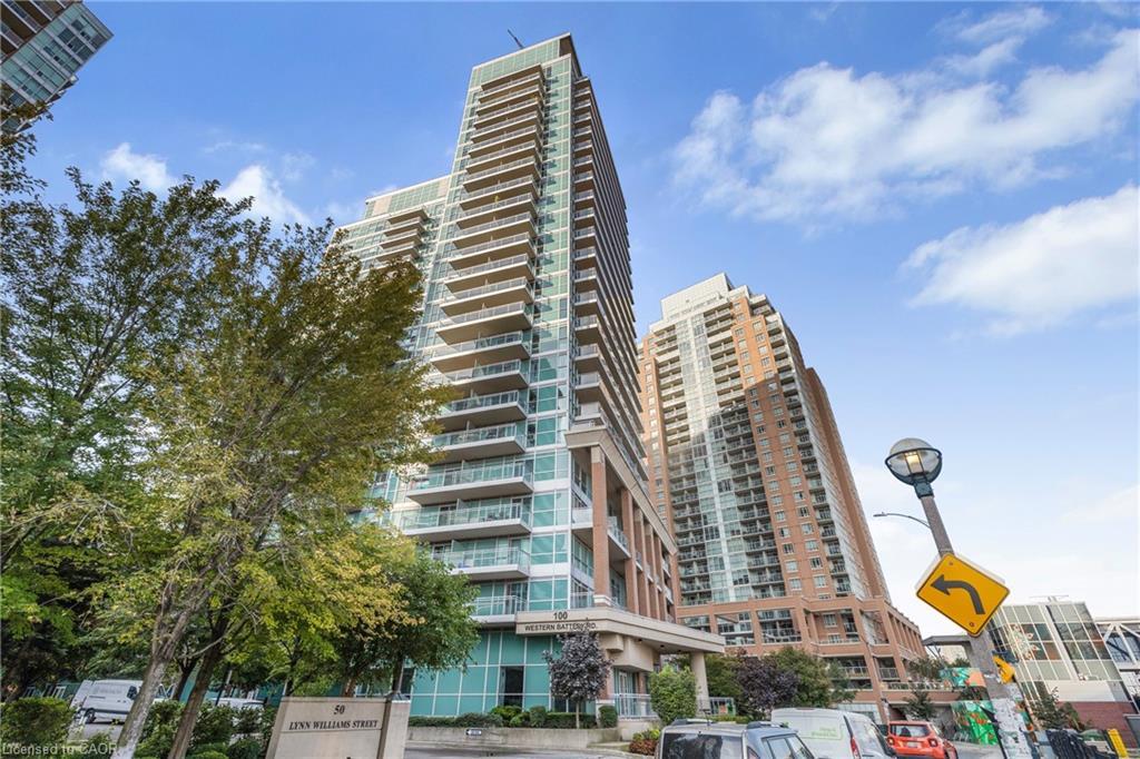 1406-100 Western Battery Road, Toronto, ON - Outdoor With Balcony With Facade