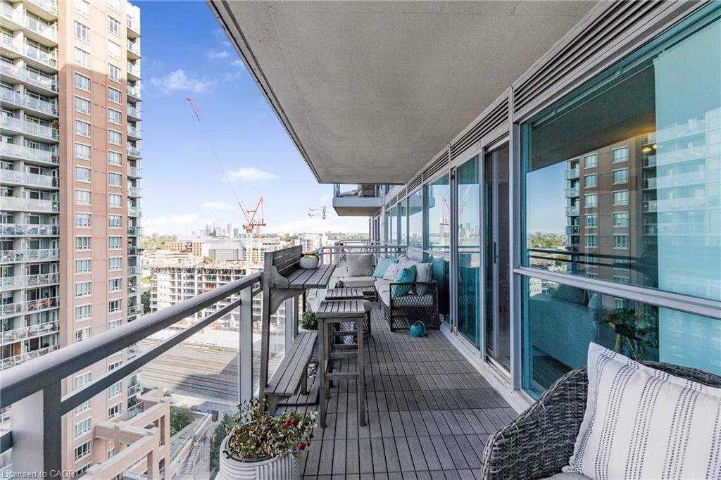 1406-100 Western Battery Road, Toronto, ON - Outdoor With Balcony With Exterior