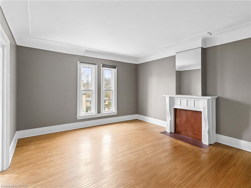 282 Main Street W, Hamilton, ON - Indoor With Fireplace