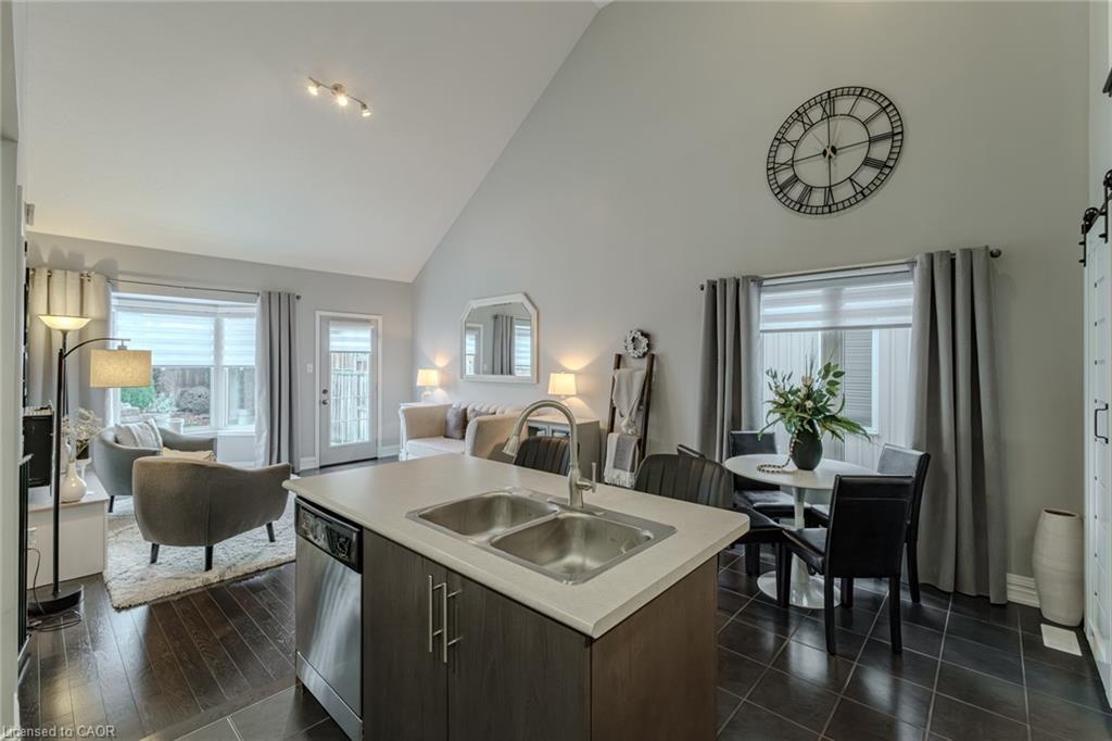 73 English Lane, Brantford, ON - Indoor Photo Showing Kitchen With Double Sink