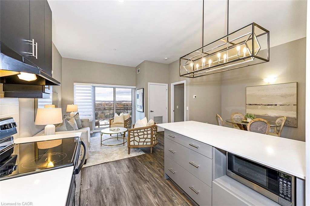 1101-716 Main Street E, Milton, ON - Indoor Photo Showing Kitchen