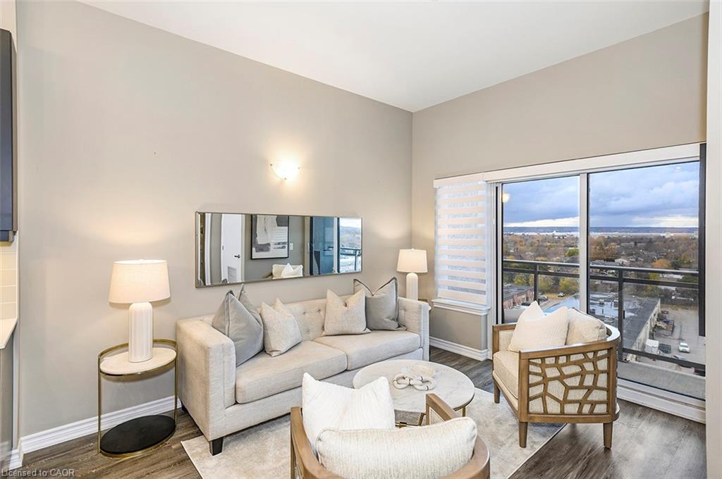 1101-716 Main Street E, Milton, ON - Indoor Photo Showing Living Room