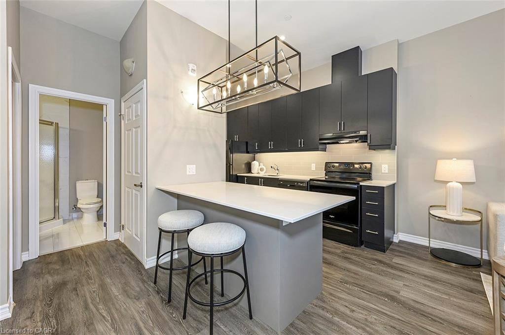 1101-716 Main Street E, Milton, ON - Indoor Photo Showing Kitchen With Upgraded Kitchen