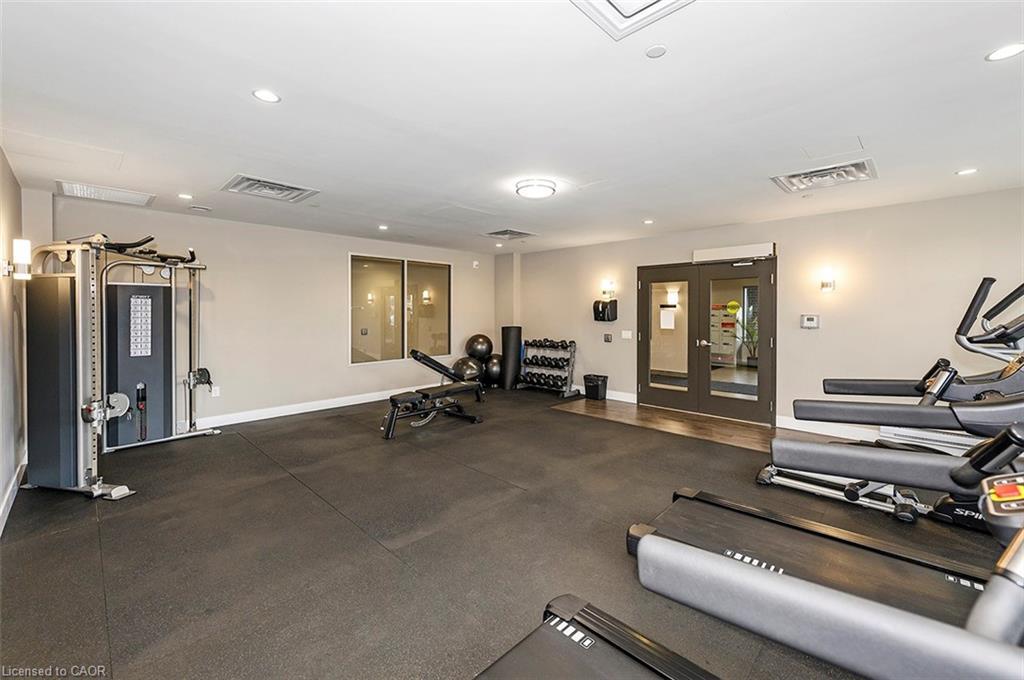 1101-716 Main Street E, Milton, ON - Indoor Photo Showing Gym Room