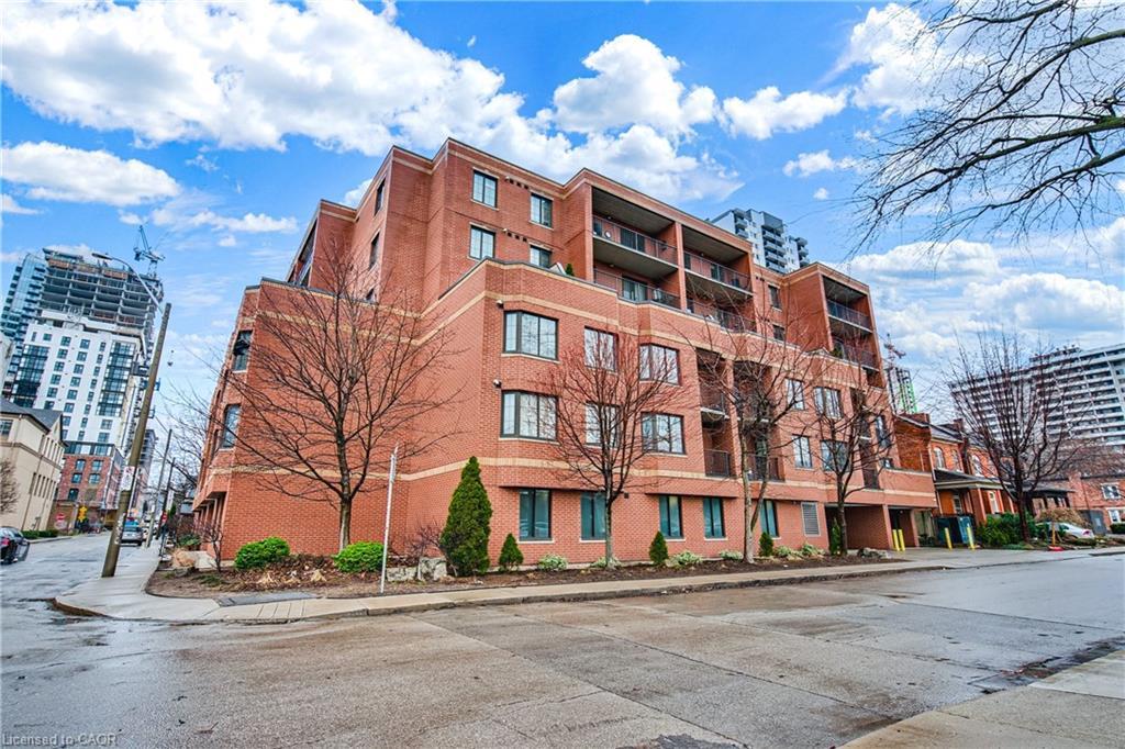 401-47 Caroline Street N, Hamilton, ON - Outdoor With Facade