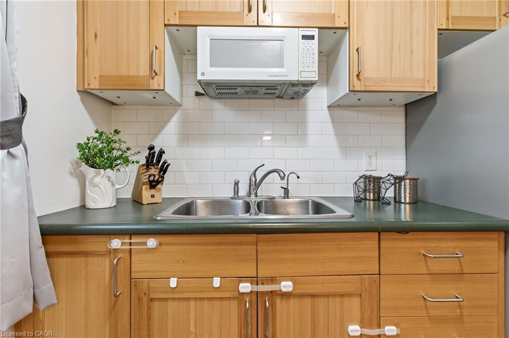 38 Golden Orchard Drive, Hamilton, ON - Indoor Photo Showing Kitchen With Double Sink