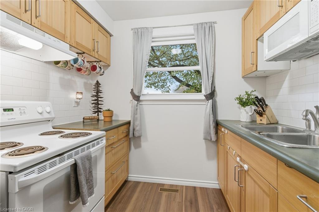 38 Golden Orchard Drive, Hamilton, ON - Indoor Photo Showing Kitchen With Double Sink