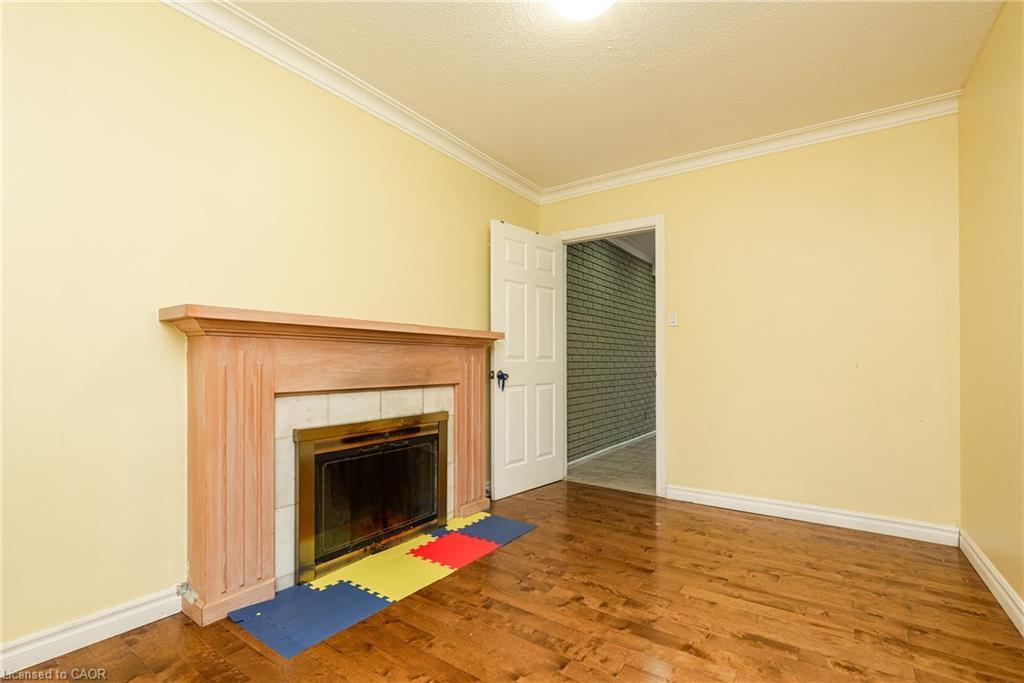 1242 Rebecca Street, Oakville, ON - Indoor Photo Showing Living Room With Fireplace