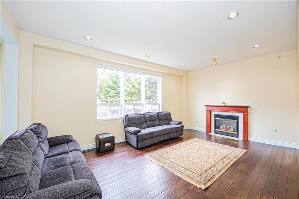 20 Binnery Drive, Brampton, ON - Indoor Photo Showing Living Room With Fireplace