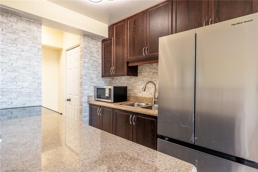 803-851 Queenston Road, Hamilton, ON - Indoor Photo Showing Kitchen With Double Sink